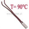 Termostat bimetaliczny metalowy ( NC 6A 90°C 250V)