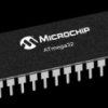AVR microcontroller, 8 bit, 16 MHz, DIP-40, ATMEGA32-16PU