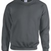 Sweter, GD056, Unisex, WĘGLOWY / Szary, 50% Bawełny, 50% poliestru