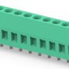 PCB terminal, 12 pole, pitch 5.08 mm, AWG 30-12, 17.5 A, cage clamp, green, 1-282841-2