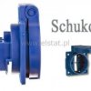 Gniazdo tablicowe 3P 16A 230V SCHUKO niebieskie