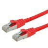 VALUE Patchkabel Cat.6 (Class E) S/FTP (PiMF), LS0H, czerwony, 2 m