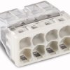 Złączka COMPACT do puszek instalacyjnych 8-pinowa 0.5-2.5 mm2 jasno szara 2273-208
