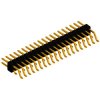 Pin header, 40 pole, pitch 2.54 mm, straight, black, SL 17 SMD 058 40 G