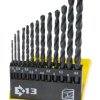 Wiertła do metalu HSS 1.5-6.5 mm zestaw 13 elementów 60H713