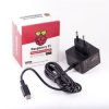 Raspberry Pi Official Power Supply 15.3W USB-C with 1.5M Cable - EU Plug 5.1V 3A Black