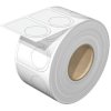 Polyester device marker, (L x W) 47.75 x 27 mm, white, roll with 100 pcs, 2496960000