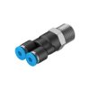 FESTO 190675 Y-piece 4 mm Pipe Diameter R1/4 thread size