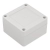 Obudowa hermetyczna ZP75.75.45JH, 75 × 76 × 45 mm, ABS, jasnoszara, Kradex