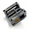 Adapter uniwersalny SPI Flash SOIC16 / SOP16 / SO16 (300mil) --> PDIP8 / DIL8 (300mil) open top ZIF