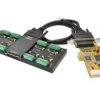 Karta szeregowa, RS232, RS422, RS485, l. portów: 8, magistrala: PCIe, Szeregowe