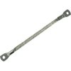 Grounding strap, copper, tin-plated, 150 mm², (L) 150 mm, hole Ø M4, TBL-4.3-150-M4