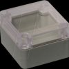 RP1025C Plastic housing, RP series, 60 x 65 x 40 mm, gray