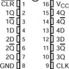 Quad D-Type Flip-Flops with Reset | N | 16 | -55 to 125