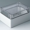 ABS enclosure, (L x W x H) 162 x 122 x 90 mm, light gray (RAL 7035), IK07, C7016064