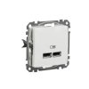 SEDNA DESIGN & ELEMENTS Gniazdo ładowania USB A+A 2,1A biały SDD111401 SCHNEIDER ELECTRIC