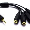 ADAPTER AUX WTYK JACK 4X GNIAZDO JACK VITALCO JR19