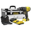 Wiertarko-Wkrętarka Akum. Udarowa V20 18V 2*2.0Ah + 50 Akc.
