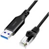 LogiLink CU0401 Adapter cable USB 3.0 to RJ45 1.50 m for fast connections