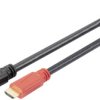 Digitus HDMI kabel Wtyczka HDMI-A 10 m czarny DB-330118-100-S 4K UHD, podwójne ekranowanie, ekranowanie plecione, ekrano