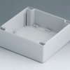 PC enclosure shell, (L x W x H) 160 x 160 x 60 mm, light gray (RAL 7035), C2161602