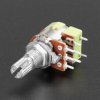 Adafruit Panel Mount 10K Dual Log Potentiometer w/ On-Off Switch