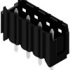 Weidmüller 1596130000 Obudowa złącza pin męskiego na PCB SL 5.00/04/180B 4.5SN BK BX, wire-to-board, piny: 4, 14.5 A, 10