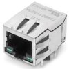 Socket, RJ45, 8 pole, 8P8C, Cat 5, solder connection, through hole, 74990111211