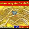 Zestaw rezystorów 0.25W 640 sztuk