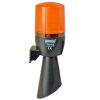 Wielofunkcyjna lampa żółta fi 70 z buzerem, 12-24V AC/DC, T0-IT070Y024Z