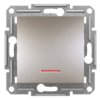 ASFORA Wyłącznik zwierny przycisk z podświetleniem brąz EPH1600169 SCHNEIDER ELECTRIC
