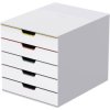 Durable 762527 VARICOLOR Desk drawer box 5 drawers Light grey A4+ size
