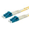 Value Patchcord Światłowodowy 9/125Um Lc-Lc 1M Żółty