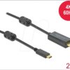85970 Cable, USB-C > HDMI, 4K 60Hz, active, DP Alt, ma./ma. 2 m