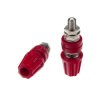 Zacisk labolatoryjny 40A 6mm ZL5ABS Czerwony, Gniazdo z izolatorem PREMIUM