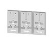 Płyta z 3 deskami licznikowymi do panelu o szerokości 3 (750 (1kpl.) DL-S3F 3-2.5 001342752