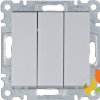 LUMINA Wyłącznik potrójny 3-biegunowy srebrny WL0072 HAGER