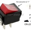 Przeł. kołys.ON-(OFF) chwilowy 4P podśw. 230V 15A