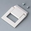 Set up bracket, ABS, (L) 43 mm, white, A9250817