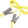 VOLTCRAFT MSB-501 Przewód pomiarowy bezpieczny złącze męskie, lamelkowe 4 mm złącze męskie, lamelkowe 4 mm 1.00 m żółty