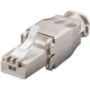 Wtyk Beznarzędziowy Rj45 Stp Kat.6A Samozaciskowy