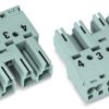 WAGO 770-294/081-000 Złącze męskie sieciowe WINSTA MIDI złącze męskie proste Łączna ilość styków: 4 25 A różowy 50 szt.