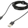 Kabel Apple Lightning Wtyk - Usb A Wtyk 2M Czarny Tekstylny Calys-C01