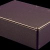 Aluminum die cast enclosure, (L x W x H) 171 x 121 x 51 mm, black (RAL 9005), IP54, 1550EBK