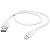 Hama 201596 USB charging cable USB 2.0 USB-A/USB-C plug White 1.50m