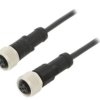 Kabel do czujników/automatyki 4-PIN M12-M12 kod D-Ethernet M12D04FL-12DFL-SB001