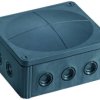 Cable junction box, no. of entries: 4, 10 mm², black, IP66/IP67, 10101460