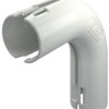 Fitting pipe bend, 90°, (L x H) 91 x 28 mm, head Ø 25 mm, PP, white, for M25, 2154066