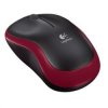 MYSZ LOGITECH M185 BEZPRZEW.CZARNO-CZERW