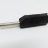 Adapter z wtykiem bananowym Męski Śruba typ Wtyk bananowy Czarny 16A Deltron